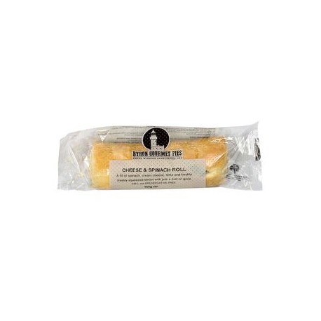 BYRON GOURMET PIES CHEESE & SPINACH ROLL 160G