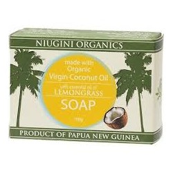NIUGINI ORGANICS LEMONGRASS SOAP BAR 100G