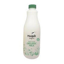 MUNGALLI BIODYNAMIC FULL CREAM ORGANIC MILK 1.5L