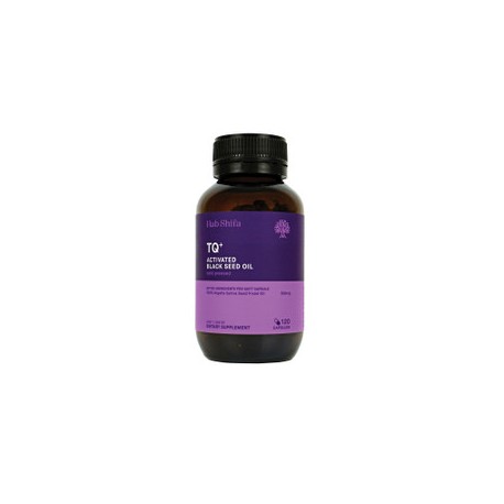 HAB SHIFA ACTIVATED BLACK SEED OIL COLD PRESSED 120 CAPSULES