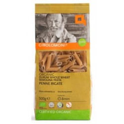 GIROLOMONI DURUM WHOLE WHEAT SEMOLINA PENNE 500G