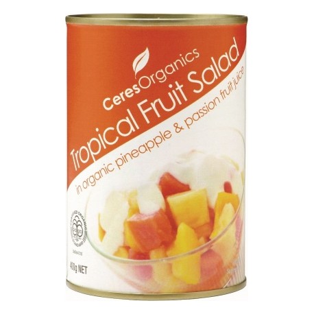 CERES ORGANICS TROPICAL FRUIT 400G