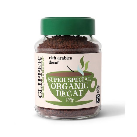 CLIPPER MED DECAF COFFEE 100G
