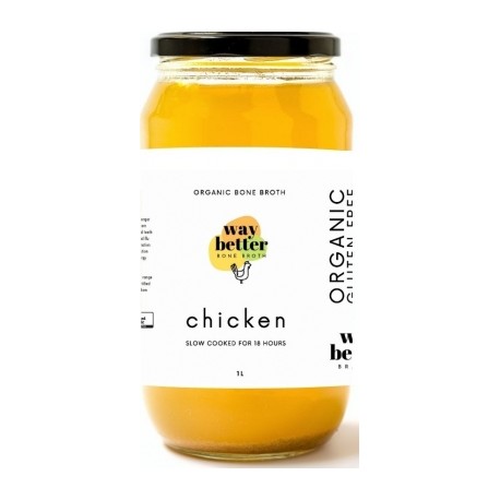 WAY BETTER CHICKEN BONE BROTH CHILLED 1L