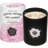 SUMMER SALT BODY CRYSTAL INFUSED SOY CANDLE ROSE QUARTZ SALTED CARAMEL