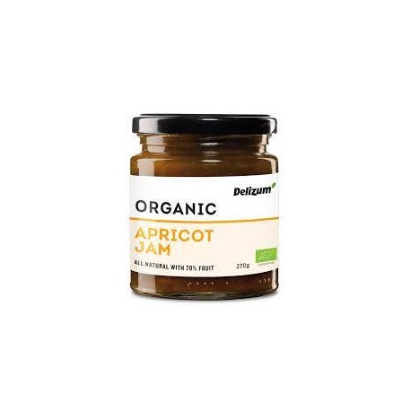 DELIZUM ORGANIC APRICOT JAM 270G