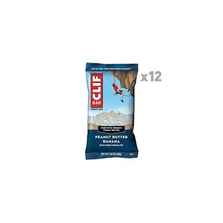 CLIF BAR PEANUT BUTTER BANANA WITH DARK CHOCOLATE 68G