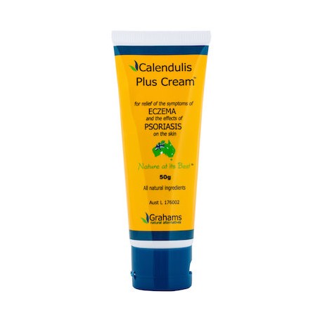 GRAHAMS CALENDULIS PLUS ECZEMA PSORIASIS AND DERMATITIS RELIEF CREAM 50G