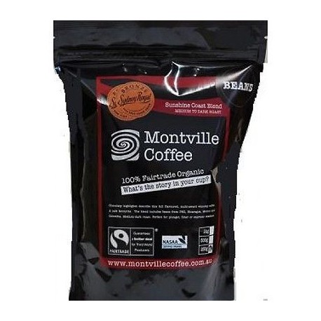 MONTVILLE COFFEE WOODFORD BLEND BEANS 1KG