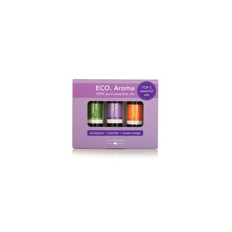 ECO AROMA TOP 3 ESSENTIAL OILS 3X10ML