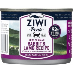 ZIWIPEAK NEW ZEALAND RABBIT & LAMB RECIPE 185G