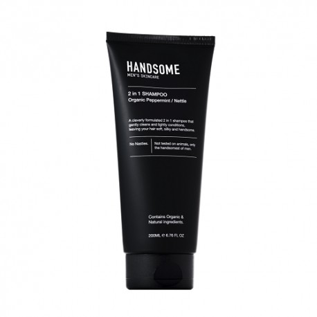 HANDSOME MENS SKINCARE 2 IN 1 SHAMPOO 200ML