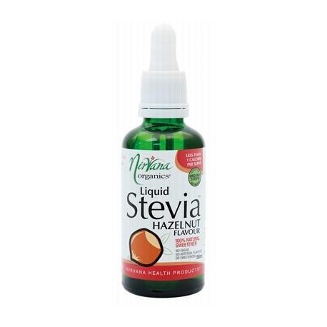 NIRVANA ORGANICS LIQUID STEVIA HAZELNUT 50ML