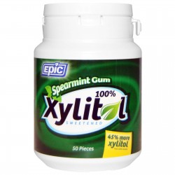 EPIC XYLITOL GUM SPEARMINT 50 PIECE