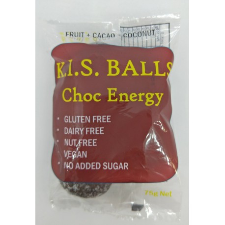 K.I.S CHOC ENERGY BALLS 75G