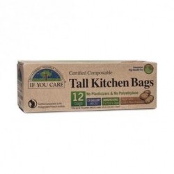 IF YOU CARE TALL KITCHEN BAGS 12PK