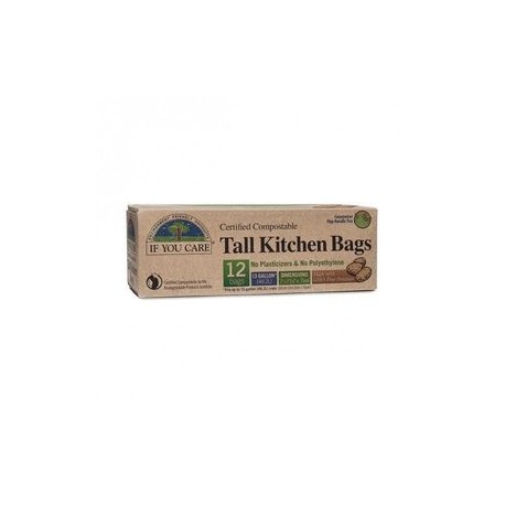 IF YOU CARE TALL KITCHEN BAGS 12PK