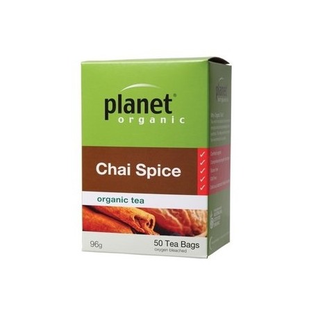 PLANET ORGANIC CHAI SPICE 50 BAGS