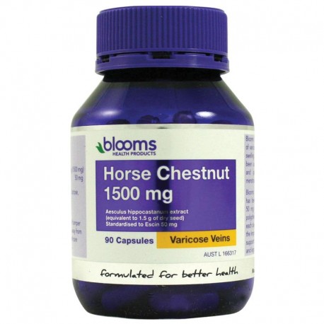 BLOOMS HORSE CHESTNUT 1500MG 90 CAPSULES