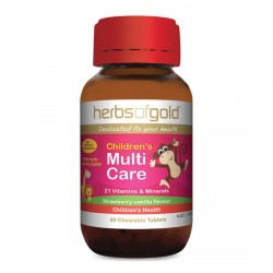 HERBS OF GOLD CHILDRENS MULTICARE 60 CHEWABLE TABLETS