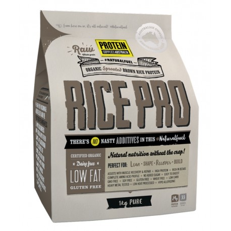 PROTEIN SUPPLIES AUSTRALIA RICE PRO PURE 1KG