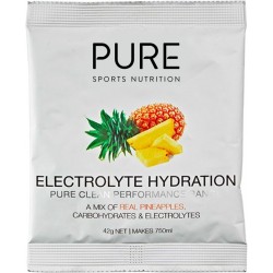 PURE SPORTS HYDRATION ELECTROLYE HYDRATION PINEAPPLE 42G