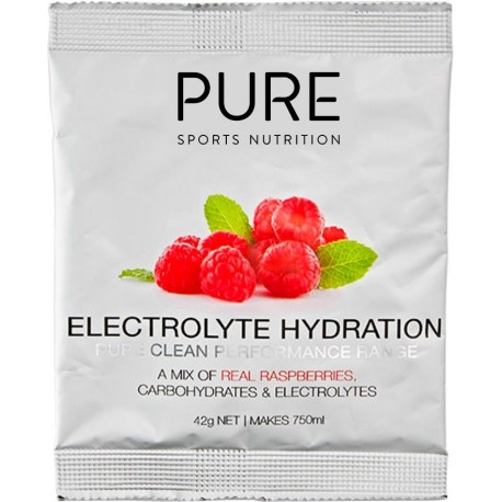 PURE SPORTS HYDRATION ELECTROLYTE HYDRATION RASPBERRY 42G