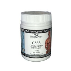 HEALTHWISE GABA GAMMA AMINO BUTYRIC ACID 150G