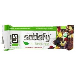 SYSTEM LS SATISFY HI FIBER BAR CRANBERRY CHOCOLATE 45G