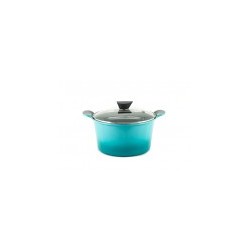 NEOFLAM VENN CASSEROLE WITH LID 26CM TURQUOISE