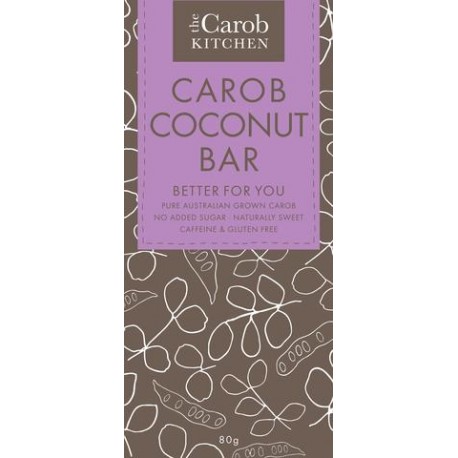 THE CAROB KITCHEN CAROB COCONUT BAR 80G