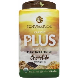 SUNWARRIOR CLASSIC PLUS PLANT BASED PROTEIN CHOCOLATE 1KG